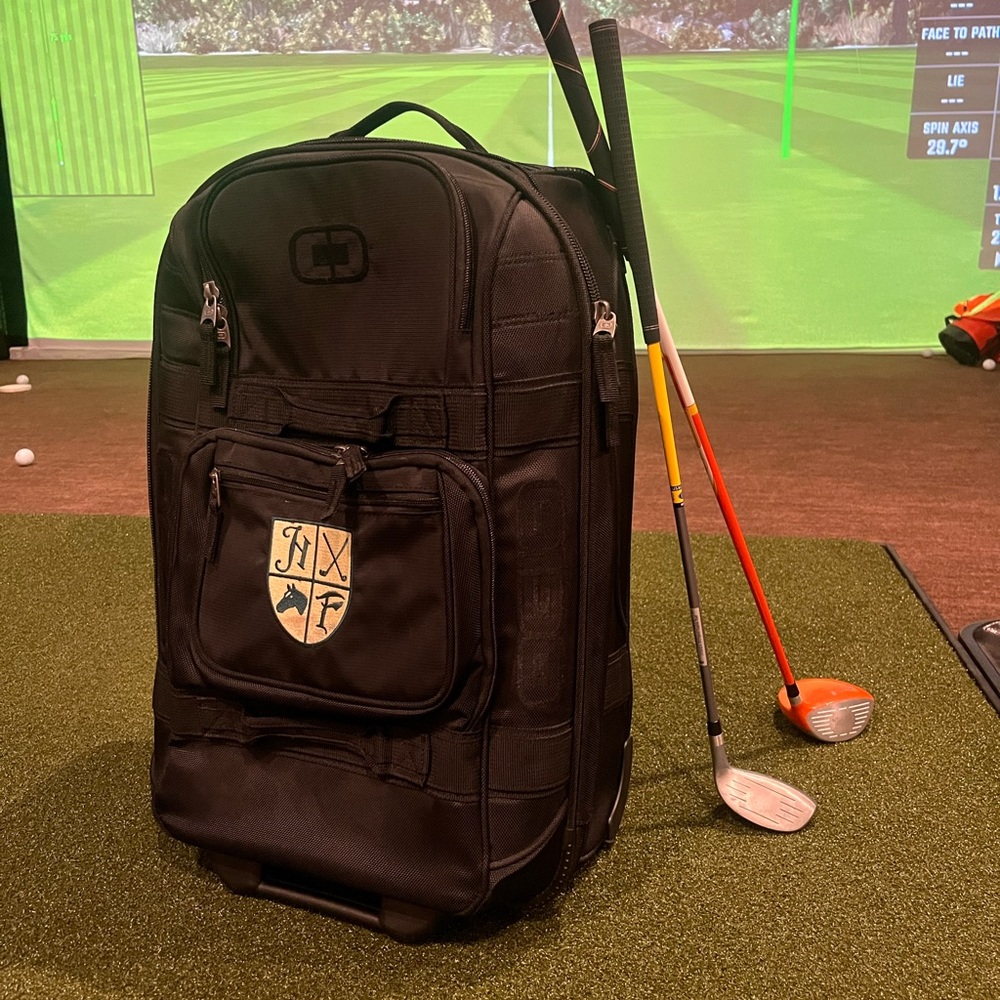 Used twice Custom ogio luggage